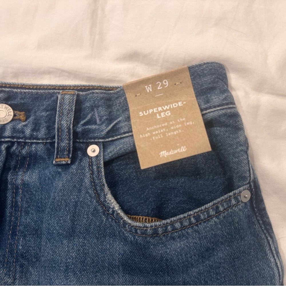 Madewell Super Wide leg Jean
